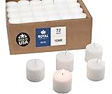 Royal Imports Votive Candle, Unscented White Wax, Box of 72, for Wedding, Birthday, Party, Spa, Holiday & Home Decoration (10 Hour Burn Time)