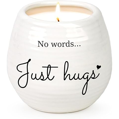 Sympathy Gifts for Loss of Loved One, Memorial Gifts - No Words Just Hugs Lavender ...
