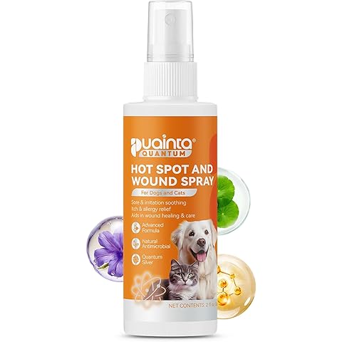 Hot Spot Spray for Dogs, Upgraded Quantum Silver Skin Spray for Dogs, Itch Relief a...