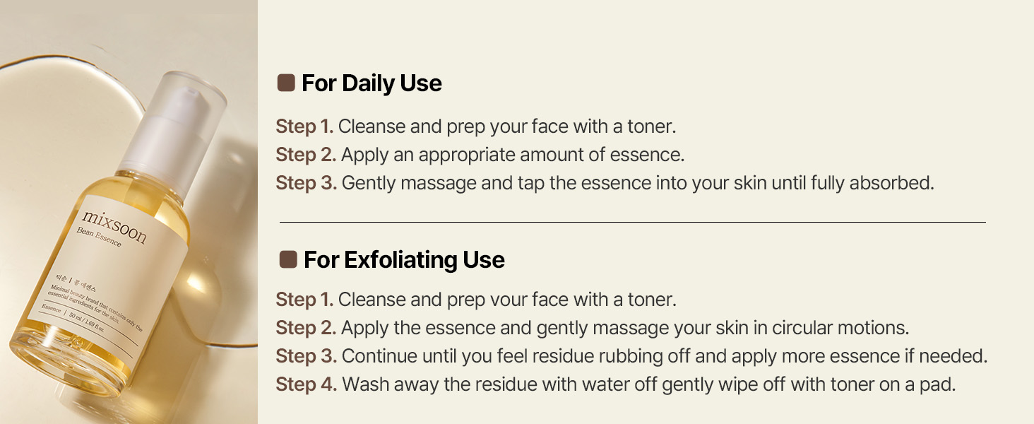 how to use bean essence