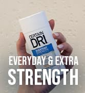 Certain Dri Everyday Strength Clinical Antiperspirant Solid Deodorant, Hyperhidrosis Treatment fo...