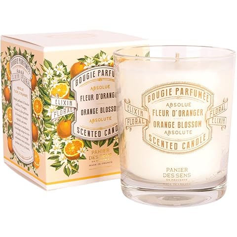 Panier des Sens - Winter Candle – Long Lasting Scented Candles for Home – Gift for Women – 100% Natural Cotton Wick – Decorative Candles Home Gifts (Rose)