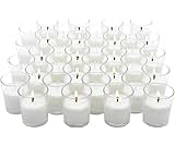 Royal Imports Unscented Clear Glass Votive Candles, Long 12 Hour Burn Time, for Home, Spa, Wedding, Birthday, Holiday, Restaurant, Party, Birthday, 36 Pack