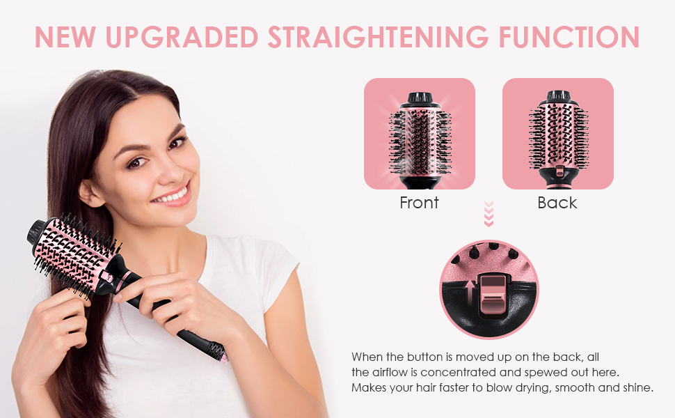 paddle brush blow dryer