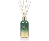Capri Blue Glimmer Reed Diffuser Set - Includes Diffuser Sticks, Scented Oil, and Decorative Glass Bottle - Home Decor Room Freshener - Capri Blue Home Fragrance - Crystal Pine (8 fl oz)