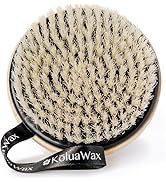 KoluaWax Exfoliating Brush, Body Scrubber for Wet or Dry Brushing, Waxing Prep for Skin and Ingro...