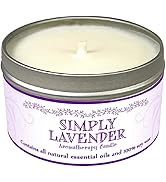 Our Own Candle Company Soy Wax Aromatherapy Candle, Simply Lavender, 6.5 Ounce