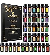 Essential Oils Set - Pure Essential Oils-Perfect for Diffuser, Humidifier, Massage, DIY Candle an...