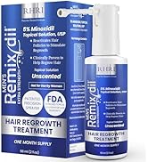 Minoxidil for Men | 5% Minoxidil Hair Regrowth Treatment | Unscented, Clinically Proven for Thinn...