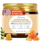 FeeMeFee Frankincense Balm 2oz, Frankincense Essential Oil with Myrrh for Soothing Relief, Muscle...