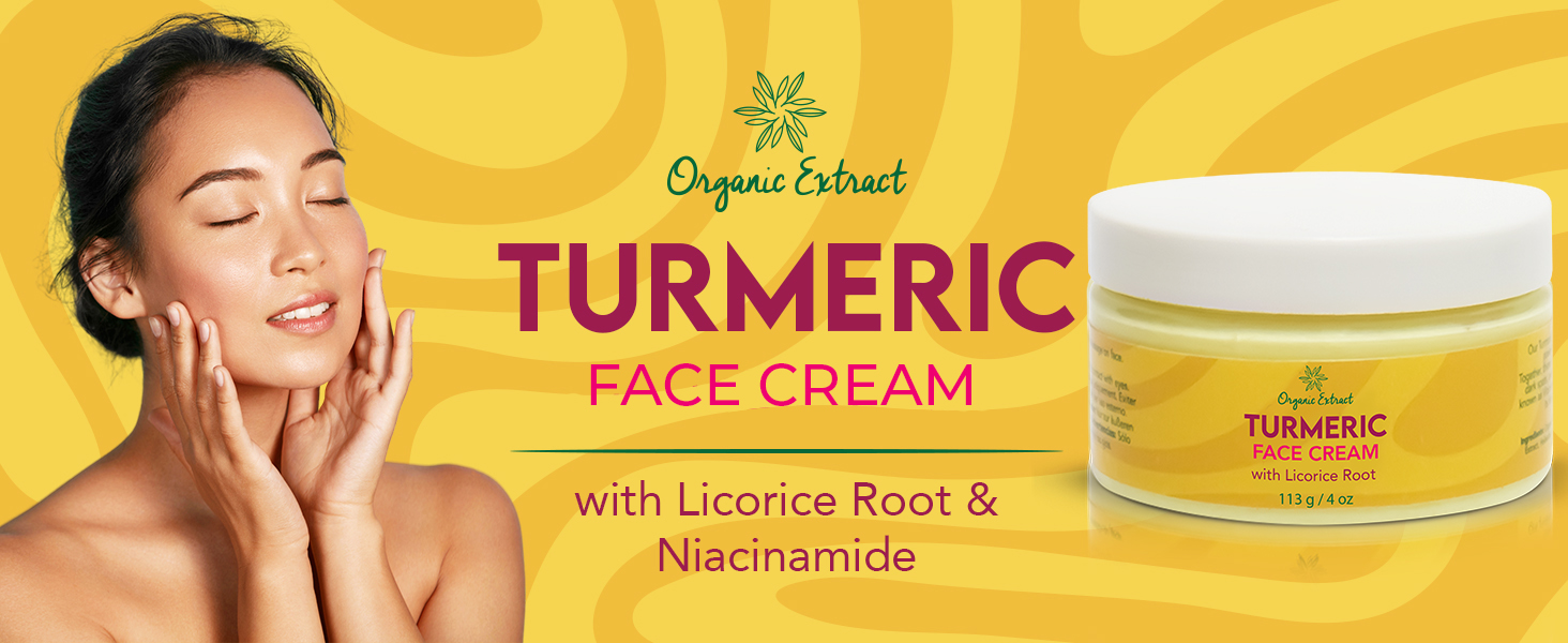 Turmeric Face Cream Jar