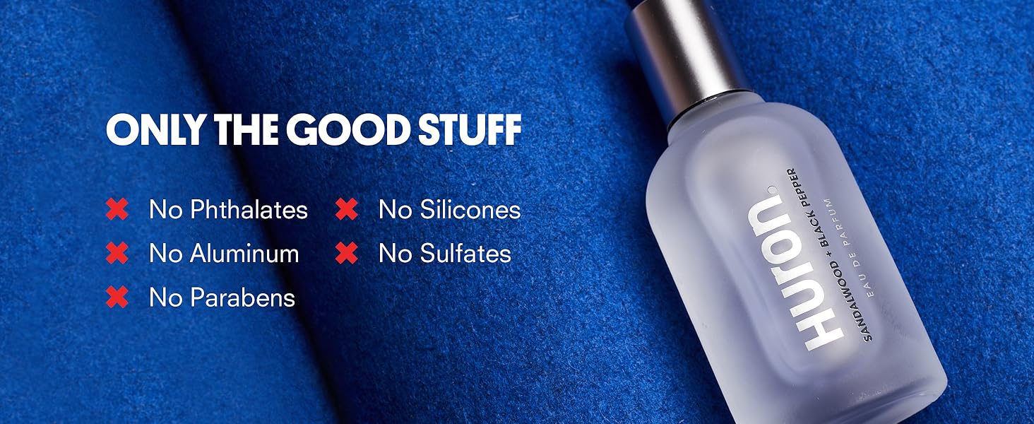 Contains no phthalates, silicones, aluminum, sulfates, and parabens.