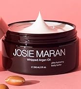 Josie Maran Whipped Argan Oil Body Butter - Hydrate, Soften & Revitalize Skin with Argan Oil, She...