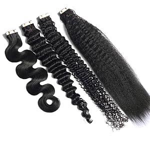 Tape in hair extensions