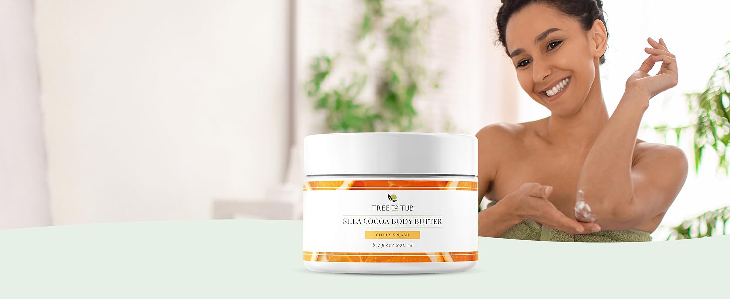 Cocoa & Shea Body Butter for Sensitive Skin | Tree to Tub 1