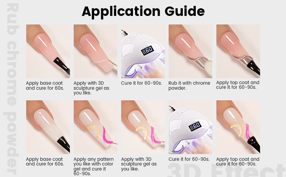 sculpture gel for nails 3d builder gel for nail art gel sculpture gel nails