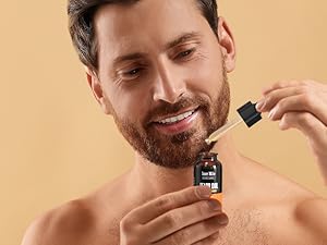 valentines day beard set sandalwood