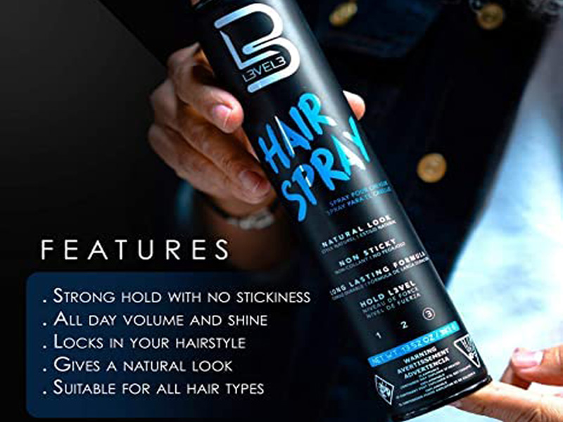 humidity resistant quick drying non sticky volume boosting flexible hold flake free