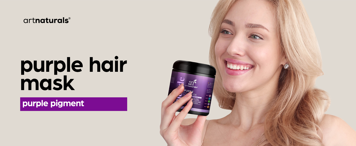 Purple hair mask for blonde 8oz