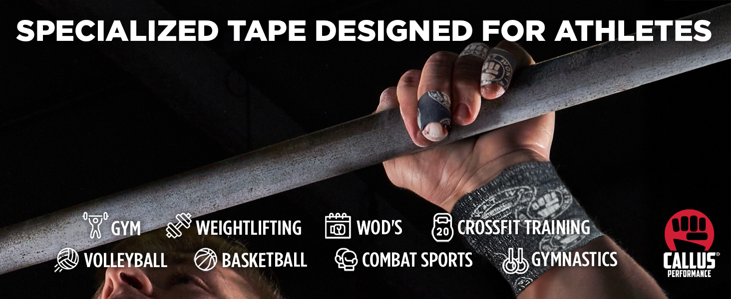 Specialized Athletic Tape for fingers, thumb, stretch and support