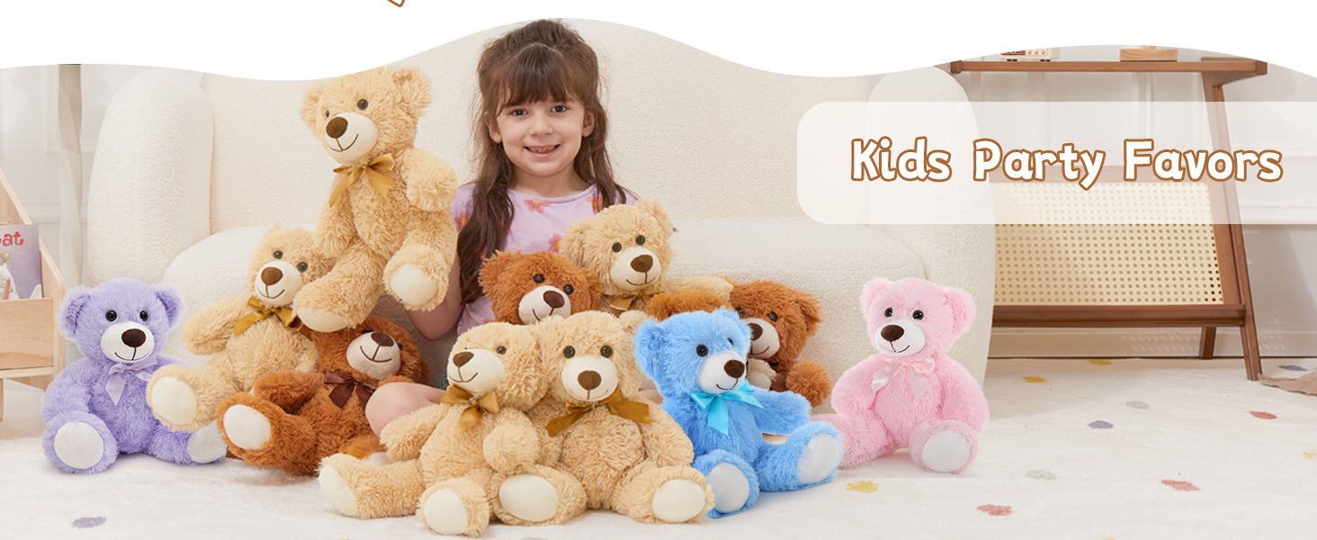 MorisMos teddy bear baby shower decoration kids party favors 