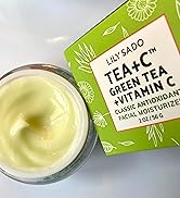 LILY SADO TEA+C green tea and vitamin c moisturizer cream lotion for all skin types matcha aloe