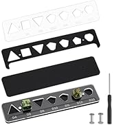 BENECREAT Acrylic Dice Tray, Polyhedral Dice Display Tray, Dice Storage Holder for RPG Table Game...