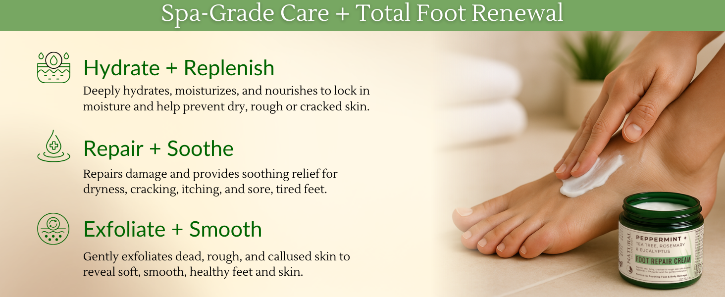 jar of foot moisturizer heel repair treatment cracked heels dry feet itchy skin foot care balm