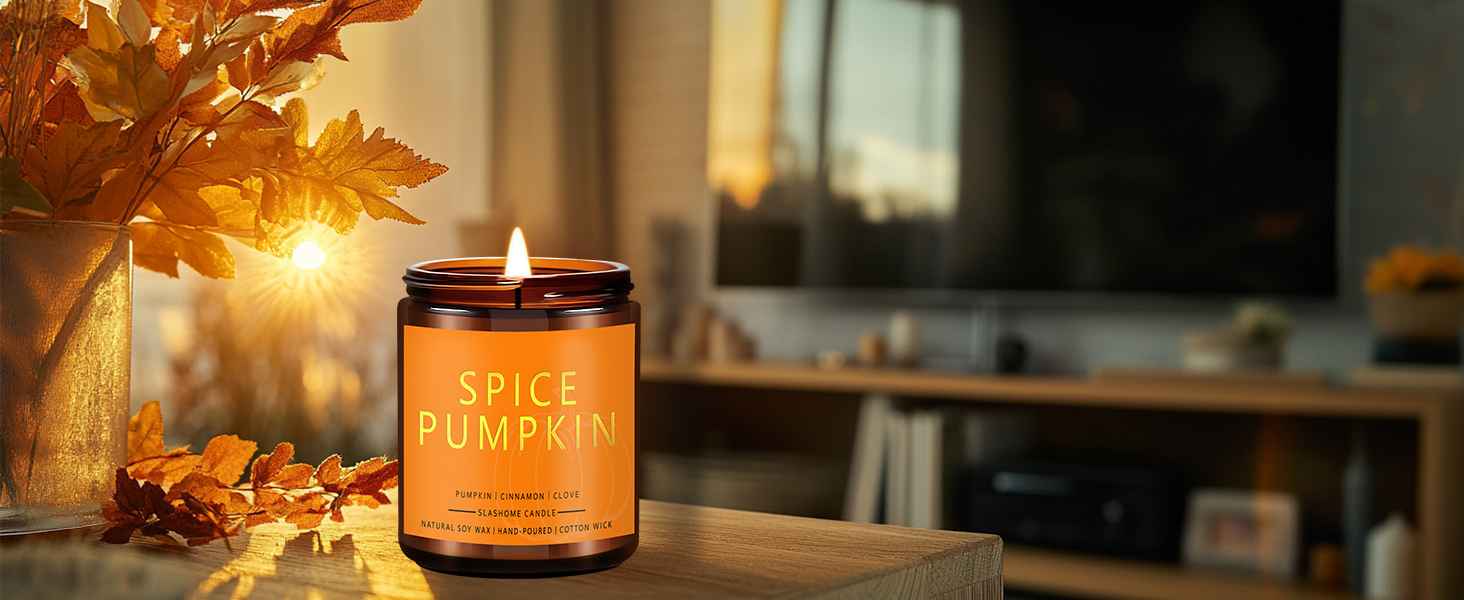fall candles scented soy halloween holiday birthday autumn christmas tree gifts set women pumpkin