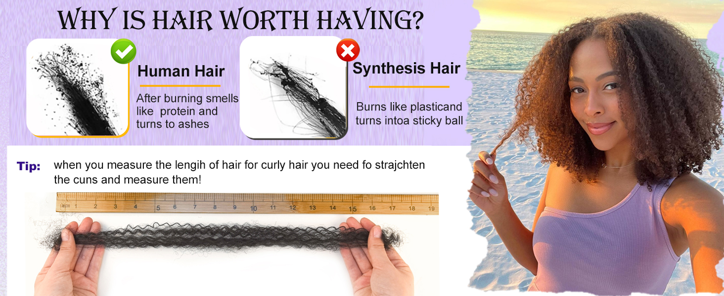 afro kinky-curly human hair bulk for twist