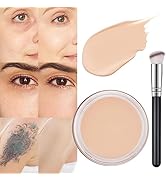 Kaely Pot Concealer Full Coverage Set,under Eye Brightener Concealer for Conceals Dark Circles,Wa...