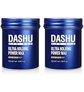 DASHU Ultra Holding Power Hair Wax - Long Lasting Hold, High Hold, No Shine, Easy to Wash, Edge C...