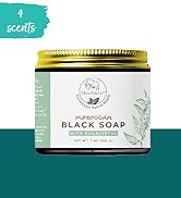 Natural Elephant Moroccan Black Soap With Eucalyptus Essential Oil 200g (7oz)