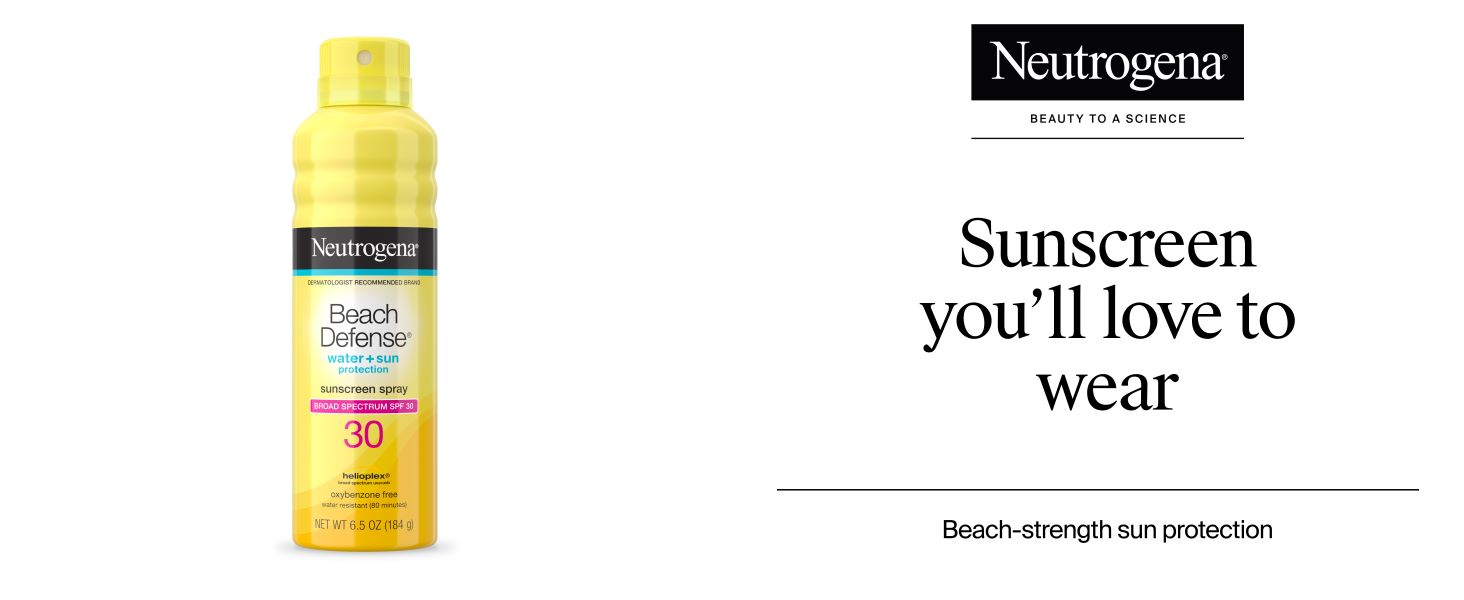 neutrogena sunscreen beach defense sun screen spf