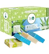 360Feel Fresh Handmade Soap Gift Set - Nourishing and Hydrating Set of Bar Soap - Infused with Fo...