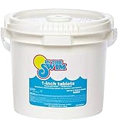 In The Swim 1 Inch Stabilized Chlorine Tablets for Sanitizing Swimming Pools - Fast Dissolving - ...