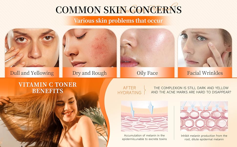 Various skin problems that occur