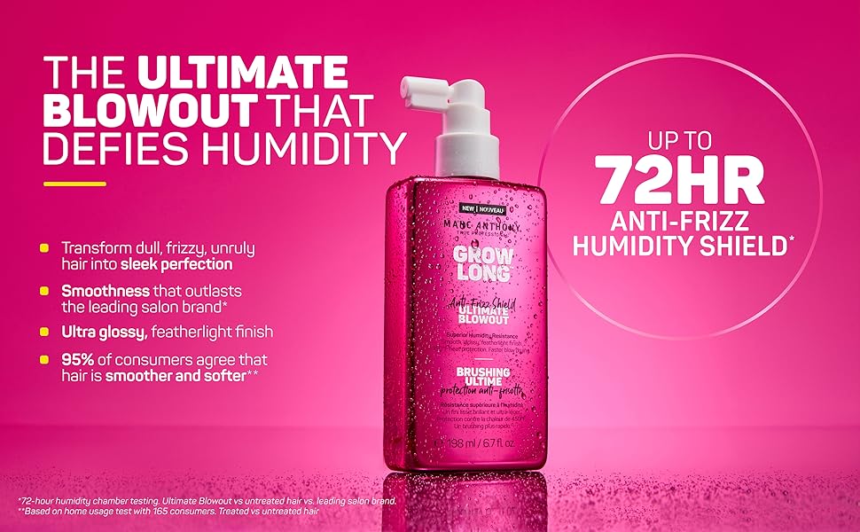 Ultimate Blowout Spray makes your hair sleek