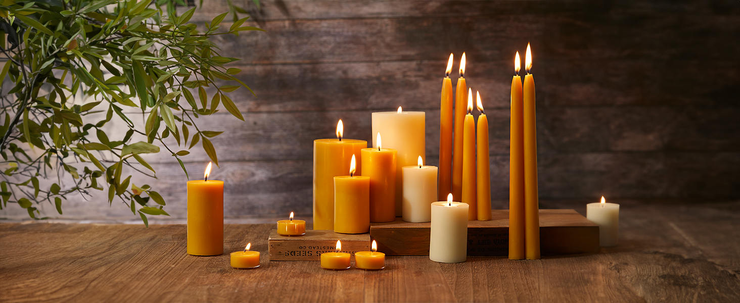 olorvela beeswax candles