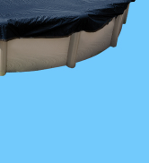 winter pool kit, cover, leaf net, air pillow, water tubes, antifreeze, algaecide, shock, closing