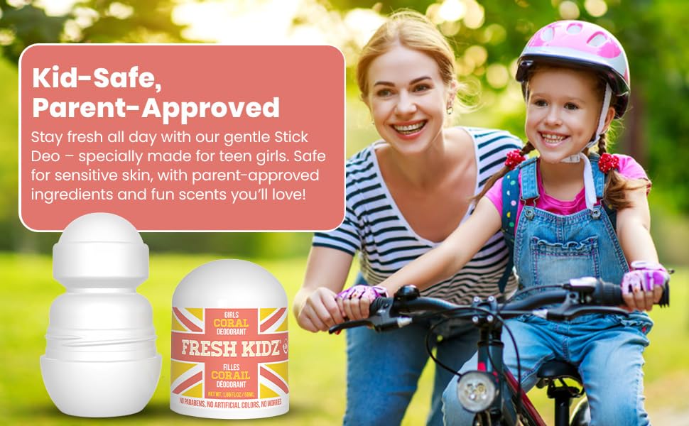 kid body odor no paraben natural deo antiperspirant aluminum free child bath deodorant