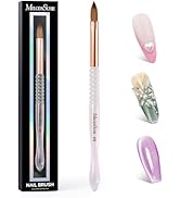 MelodySusie Kolinsky Acrylic Nail Brush, 80% Pure Kolinsky Hair, Professional Nail Brush for Acry...