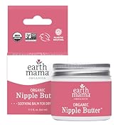 Earth Mama Organic Nipple Butter | Nipple Cream Safe for Breastfeeding | Postpartum Essentials f...