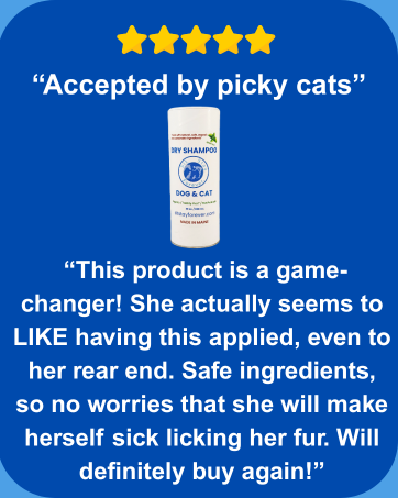 organic dry power shampoo for dogs and cats, organic dry shampoo for dogs, dry shampoo for cats