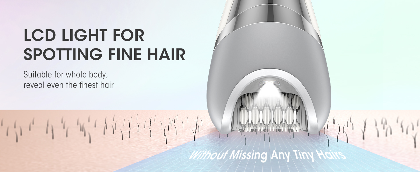 Epilator for Women with LCD light
