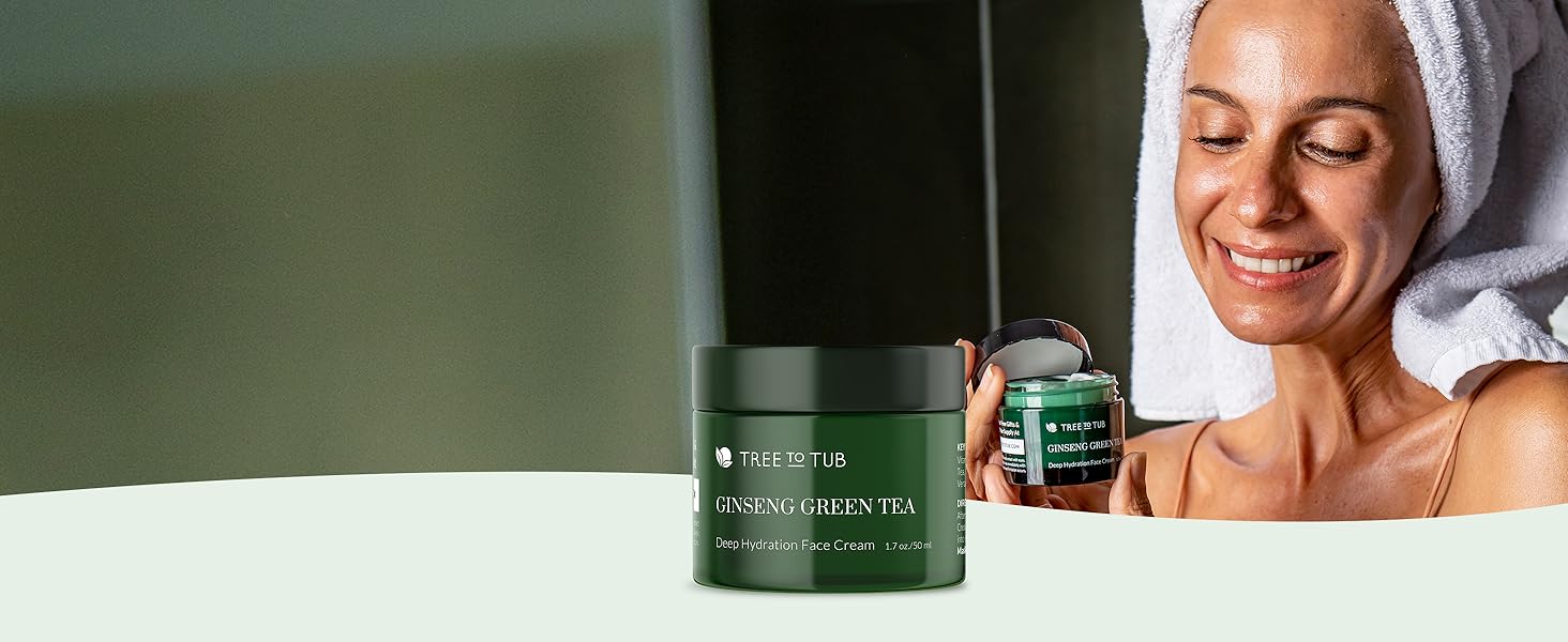 Ginseng Green Tea Moisturizer for Face