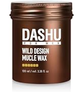 DASHU Wild Design Mucle Wax 3.5oz – Strong Hold Without Shine, Easy to Wash, Styling Wax