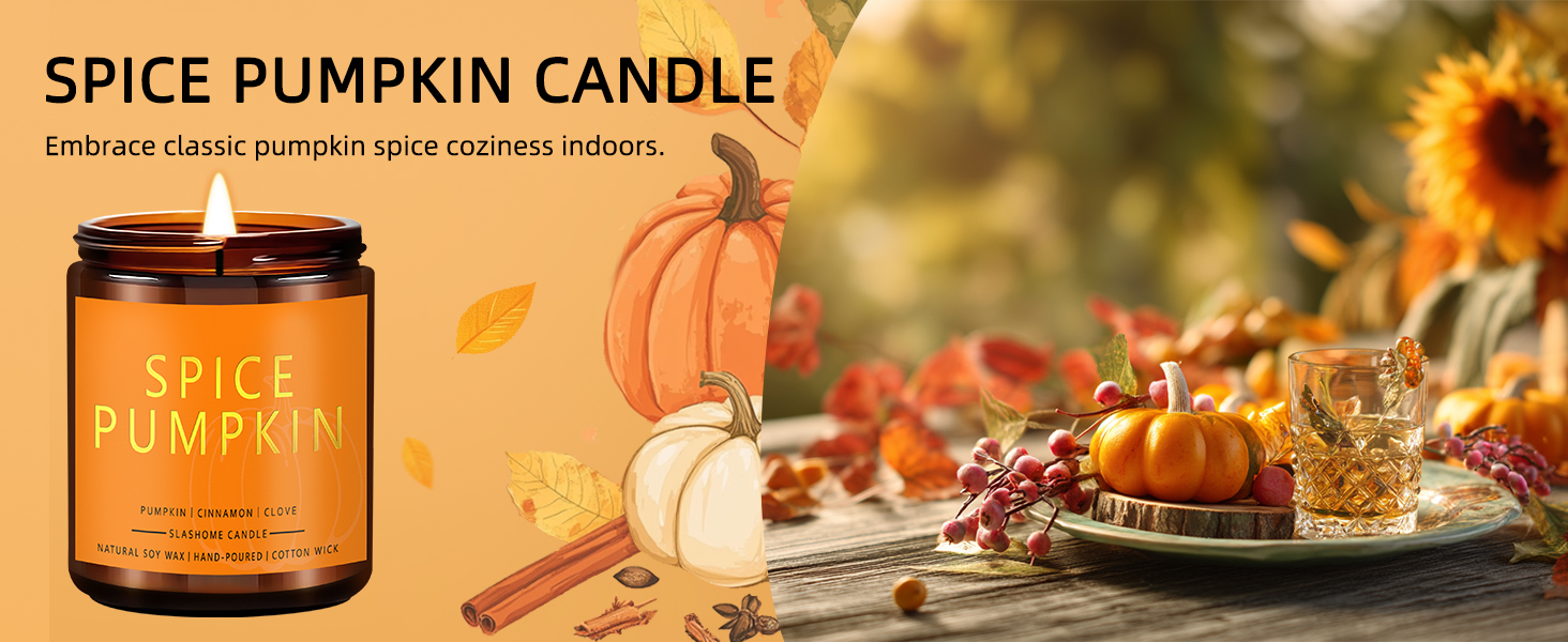 fall candles scented soy halloween holiday birthday autumn christmas tree gifts set women pumpkin