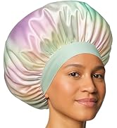 Kitsch XL Satin Bonnet for Sleeping - Softer Than Silk Hair Bonnet for Women - Secure Fit, Adjust...
