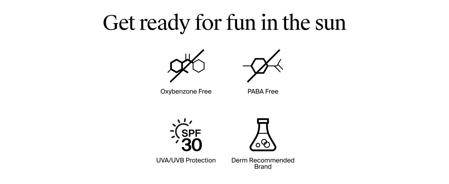 SPF 30 oxybenzone free sunscreen lotion with SPF body sunscreen reef safe sunscreen